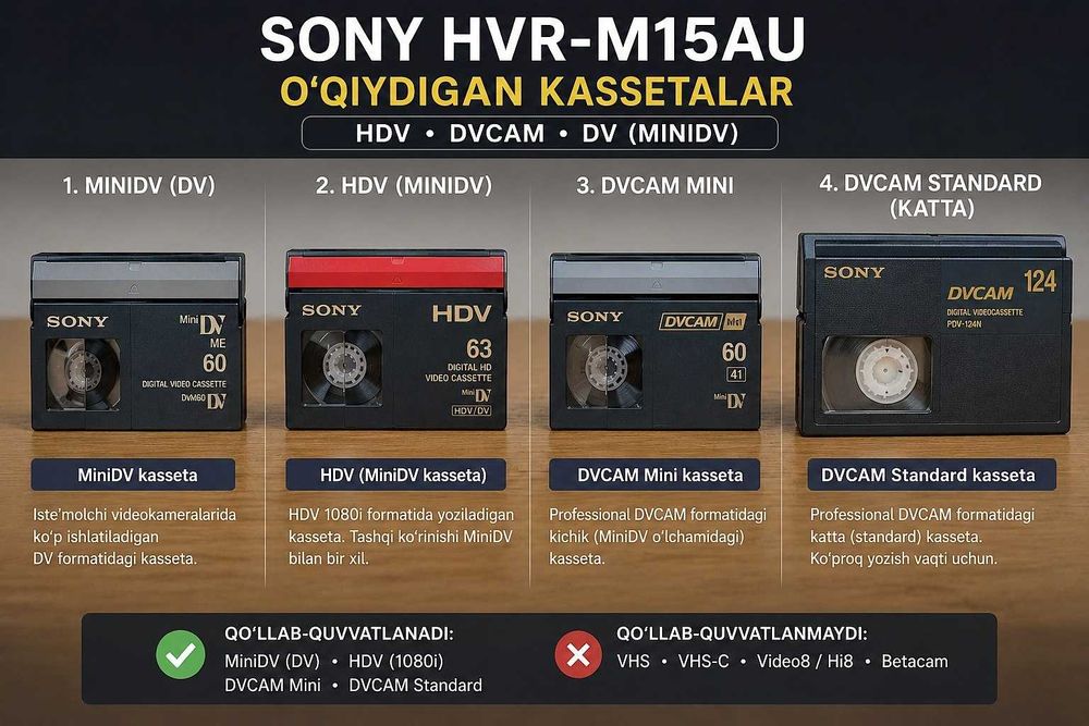видеомагнитафон MiniDV DVCAM