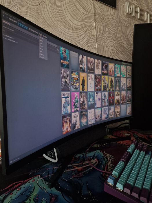 Игровой изогнутый монитор Xiaomi Mi Curved 34" (3440x1440, 144Hz)