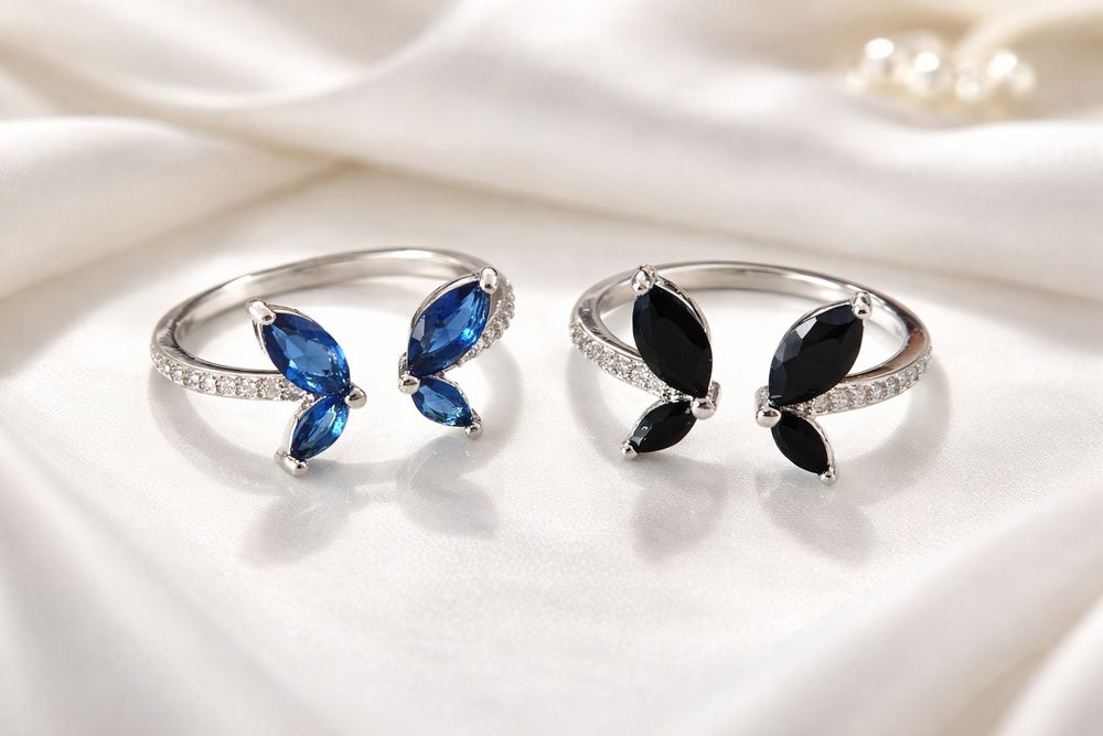 Дамски пръстени с кристали