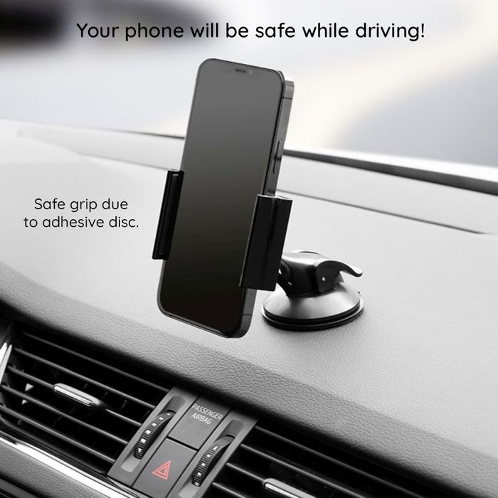 FIXED FIX3 Car Mount / Стойка с вендуза за смартфон в автомобил