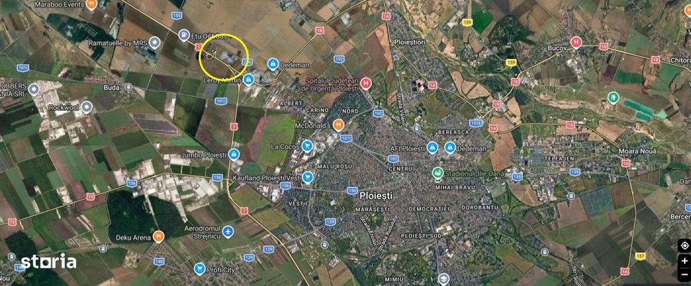 Ploiesti – DN1, vanzare teren 17500 mp