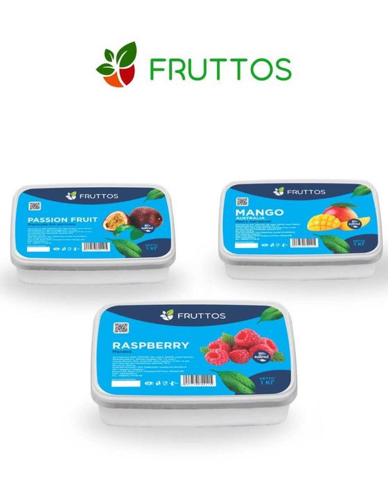 Пюре и Премиксы от компании Fruttos/Fruttos pyuresi va premikslari