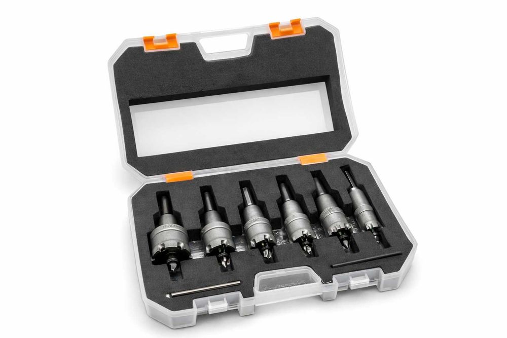 Set Carote TCT Haina 6 Piese Metal