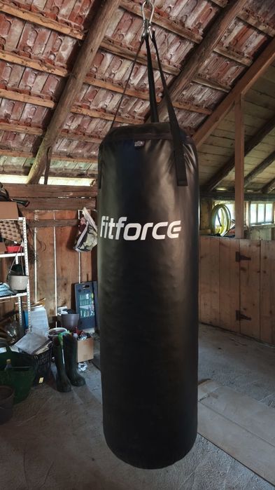 Set Sac de box 28kg 100 cm + Mănuși pentru box + Bandajele de Box Gel