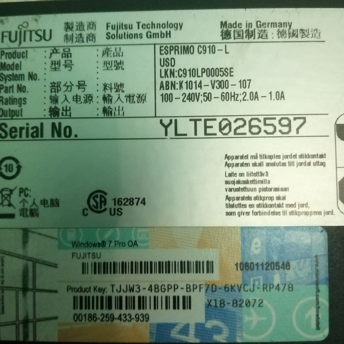 Мини ПК. Германия. Core i3. Wi-Fi.