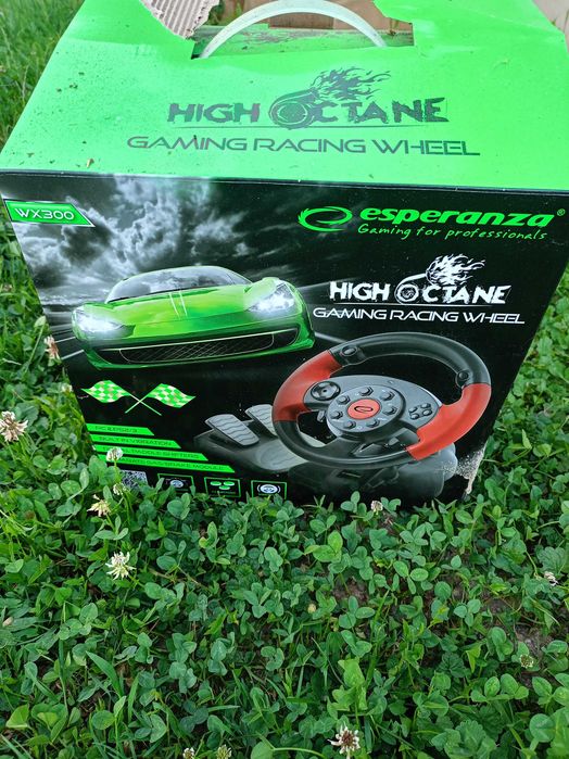 Volan și pedale pentru gaming Esperanza WX300 High Octane