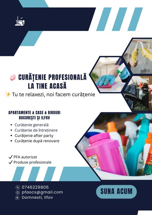 Servicii curatenie Bucuresti si Ilfov