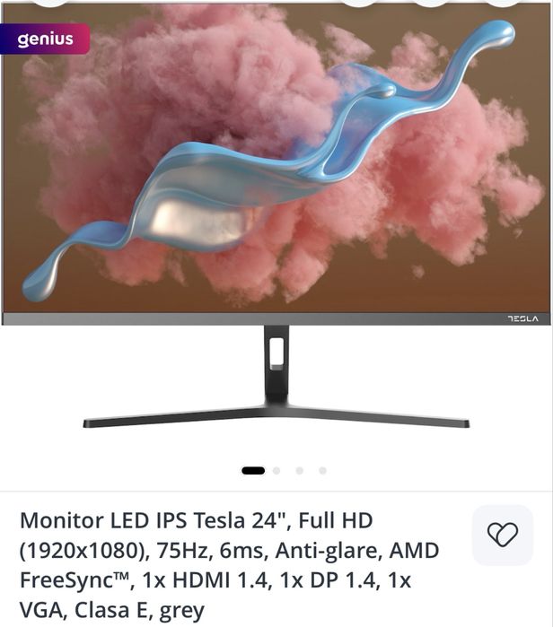 Monitor Tesla nou