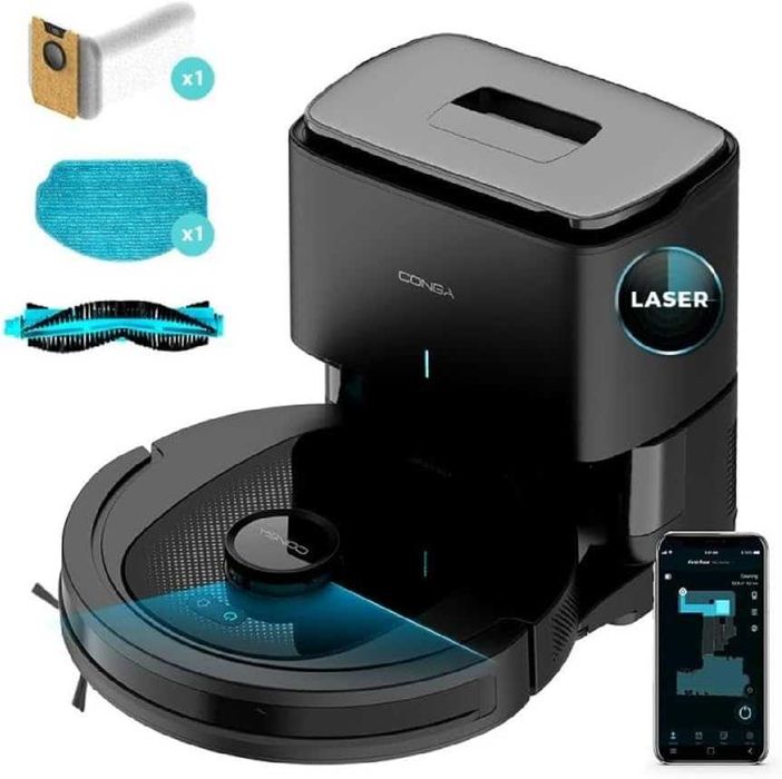 Прахосмукачка робот Cecotec Conga 7490 Ultimate Home Genesis 4000 Pa