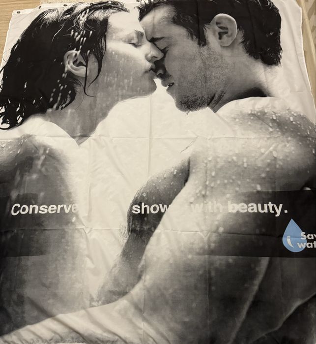 Шторы  для  ванны на кольцах, тканевые