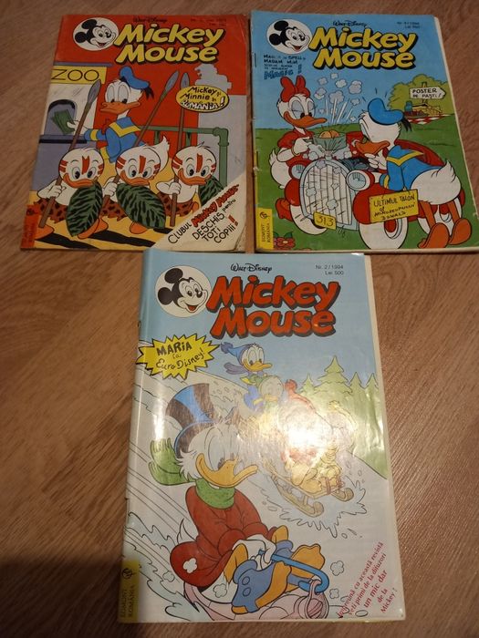 Reviste mickey mouse editura egmont..stare conform foto