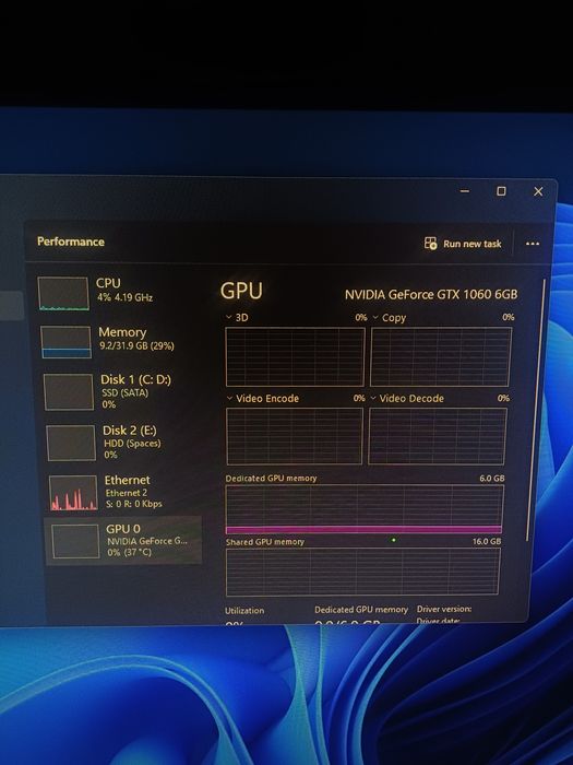 PC gaming Gaming. Ryzen 5 5600x, Gtx 1060 6 gb, 1 tb ssd, 1 tb hdd