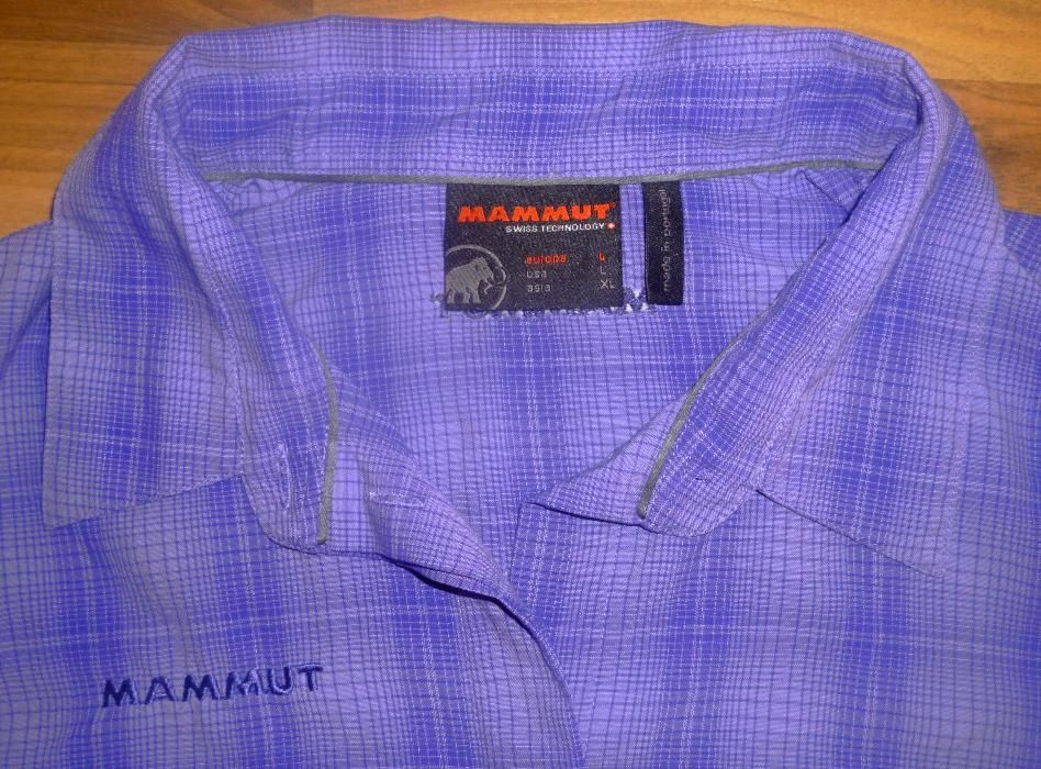 Camasa dama MAMMUT L mov outdoor trekking munte transport inclus