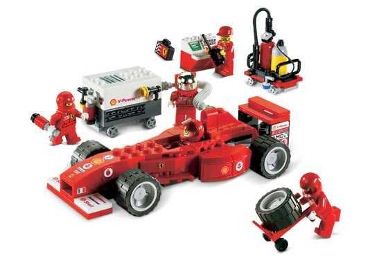 Конструктор Лего - Lego Ferrari -  8673 - Ferrari F1 Fuel Stop