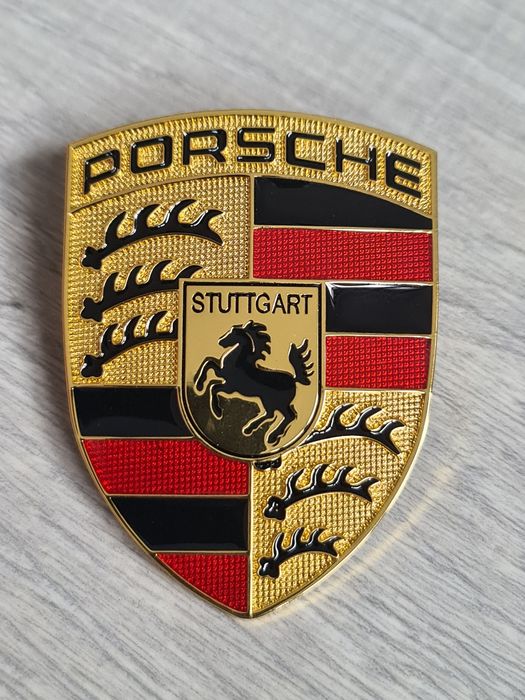 Emblema-Sigla-Logo-Capota-Porsche-Neagra-Cayenne-Panamera-Macan