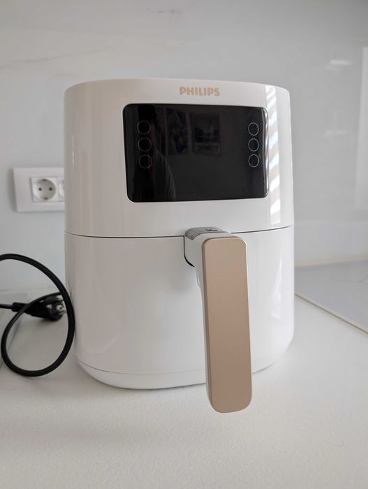 PHILIPS Airfryer 5000 HD9255 - 4.1L - 1400W, alb-auriu