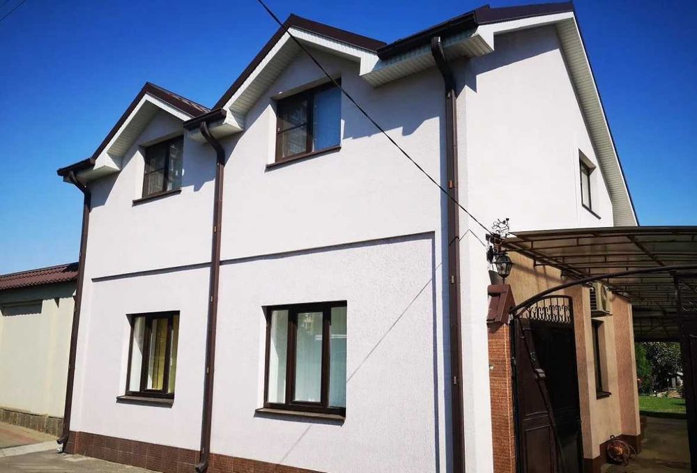 Покраска дома, крыши, забора