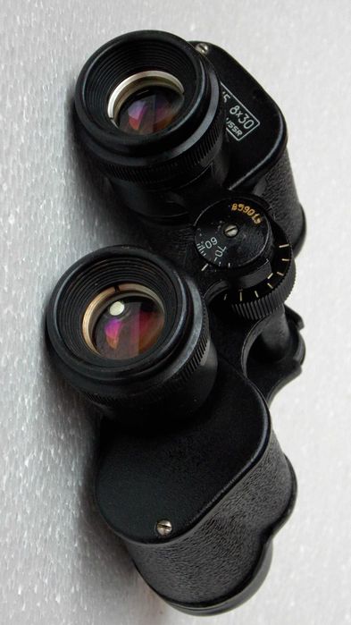 binoclu БПЦ4 8x30 ussr,optica deosebita,curata,multicoated,rusesc BPT