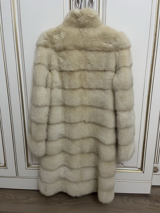 Длинная Норковая шуба .