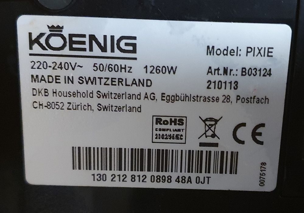 Espressor DeLonghi Nespresso si Koenig Suisse. Espresso cafea capsule