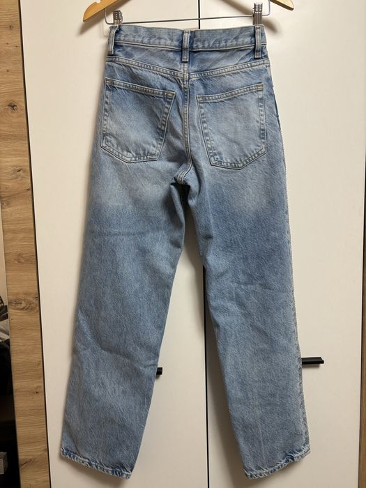 Брокатени дънки с диаманти Зара