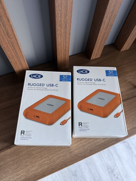 HDD Extern Lacie Rugged 5TB - Noi - Sigilate