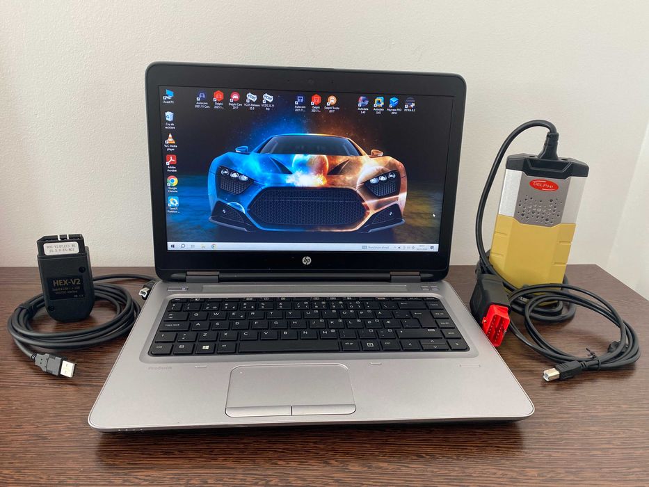 Pachet Diagnoza Laptop DELPHI Gold 2021 RO + VCDS VAG HEX V2 25.3 NOU