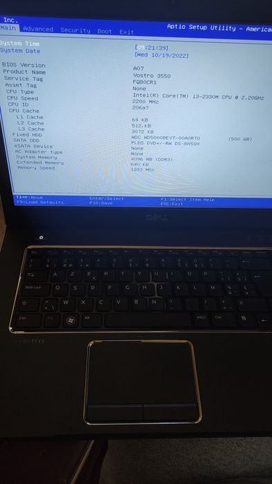 Placa de baza Dell Vostro 3550 V3550 - i3-2330m - perfect functionala