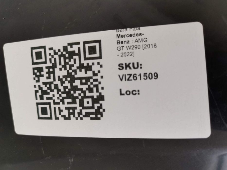 Предна броня Мерцедес-Бенц АМГ ГТ / Mercedes-Benz AMG GT W290 [ - ] Ор