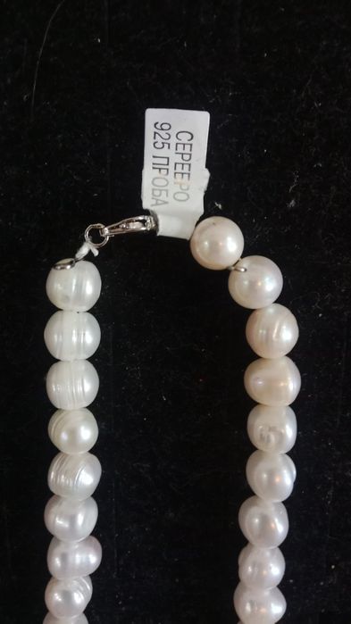 Ожерелье из натурального жемчуга