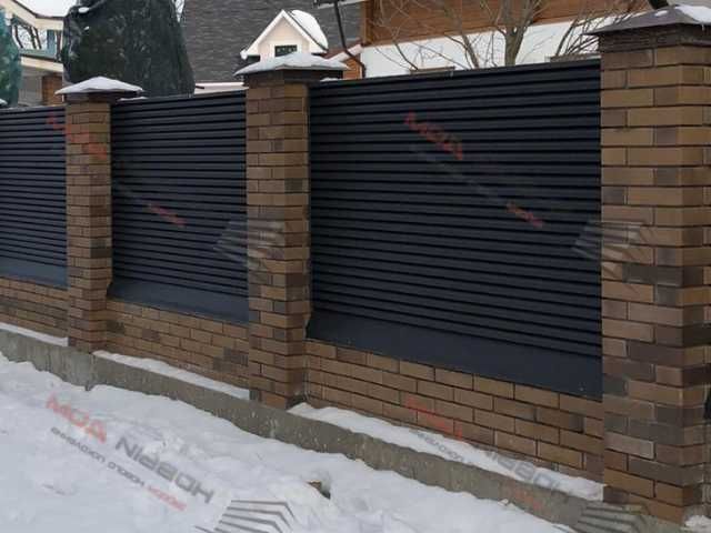 Забор жалюзи еврозабор