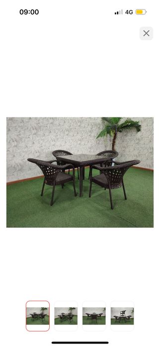 Комплект мебель ротанг