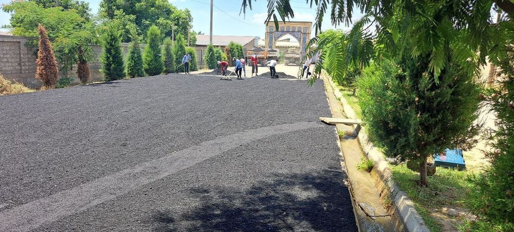 Асфальтируем дорога
Асфальтирование, Укладка асфальт