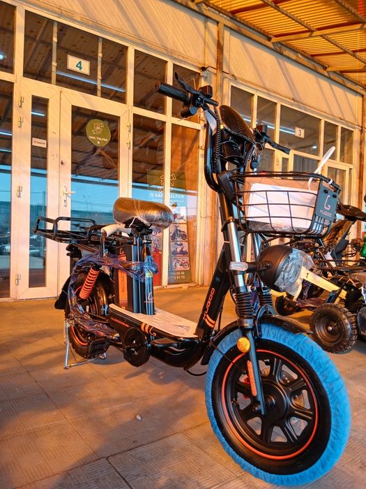 Электровелосипед вело велик курьер новый Кугоо про макс 1600ватт новый