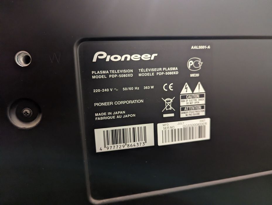 Плазменный телевизор pioneer