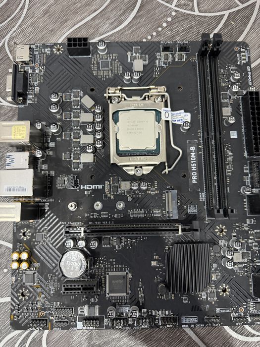 Материнская плата + процессор+ оперативная память 2х8 ddr4