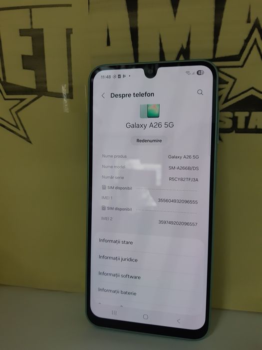 Samsung a26(m1) staramanet