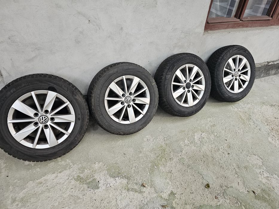 Jante R15 5x112 cu anvelope de iarna