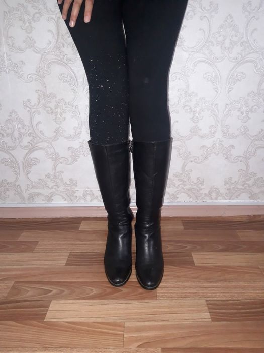 Сапоги зимние длинные