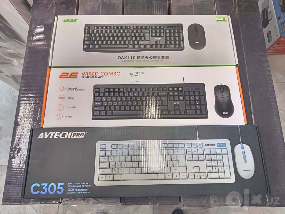Набор Клавиатура мышка  (Acer / 2E / AVTECH]