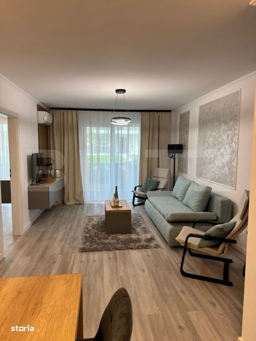 Apartament cu 2 camere, mobilat si utilat, cu parcare, in Elite