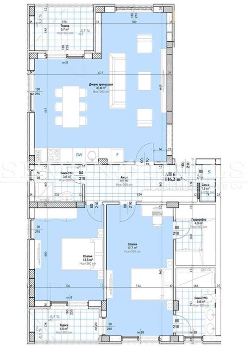 Продава се Тристаен апартамент в с. Марково, Област Пловдив - 133 кв.м за 1339 €/кв.м - Снимка #8