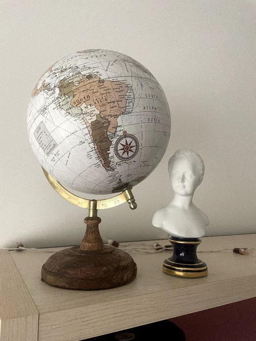 Винтажный глобус