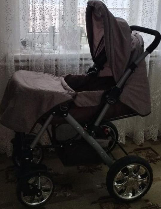 Продам такую коляску в синем цвете