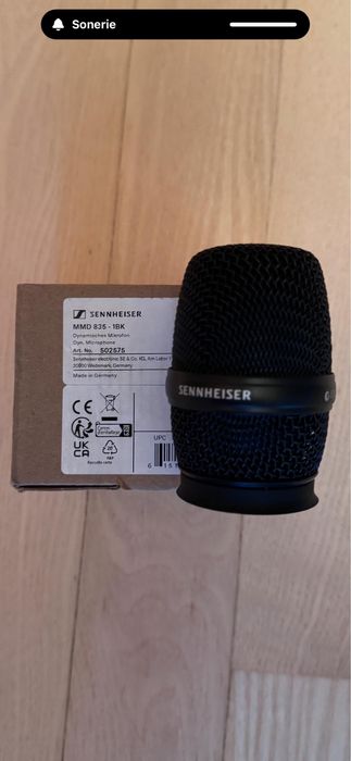 Microfon Wireless Digital Sennheiser EW-D SKM-S + Capsulă MMD 835-1 BK