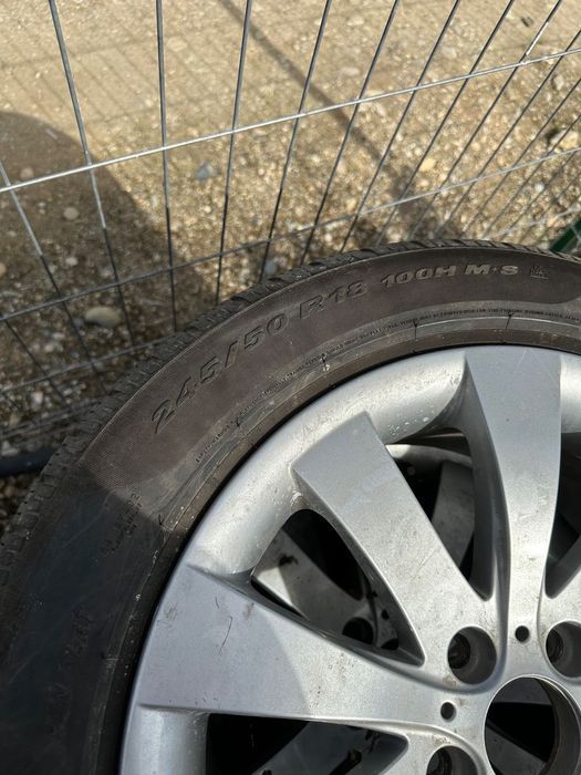 jante cu anvelope bmw 245/50/18