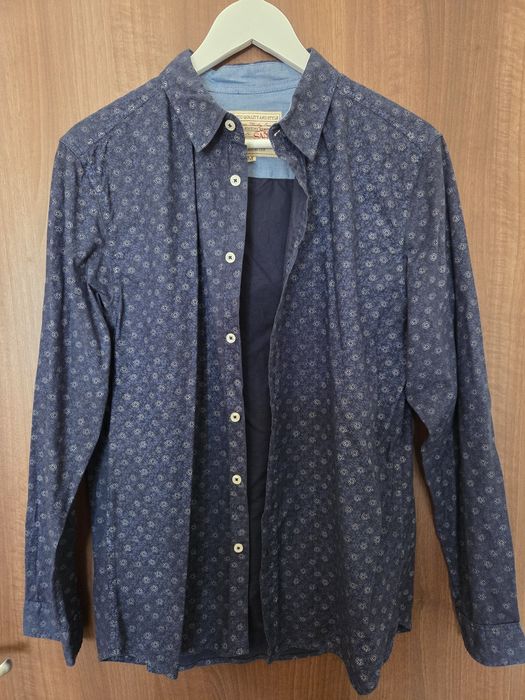 Тъмносиня риза - размер M