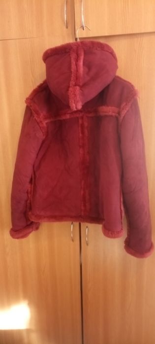 Haina de blana naturala și cojoc de damain stare foarte buna