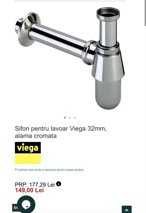 Sifon Viega 32 mm nou