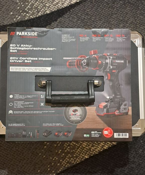 Ударен винтоверт парксайд 180 нм